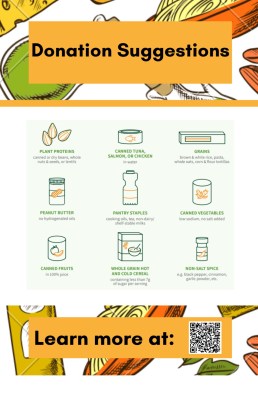 Fall 2021 food drive suggestions